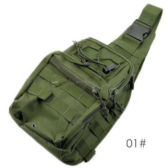 Tactical Sling Bag Pack Military Shoulder Backpack Sport One Strap Small For Outdoor Molle Bags