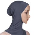 thumbnail image 1 of Pañuelo musulmán para mujer, gorro Hijab ajustable, turbante elástico musulmán, chal de cobertura completa, cobertura de cuello completo qiuyongming unisex, 1 of 2