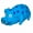 Blue, variant on Pig Dog Toys, Pig Latex Dog Toy for Aggressive Chewers Cute Wild Boar Soft Durable Rubber Squeeze Grunting Pig That Grunts Sound Play Pig Squeaker Puppy Chew Toy
