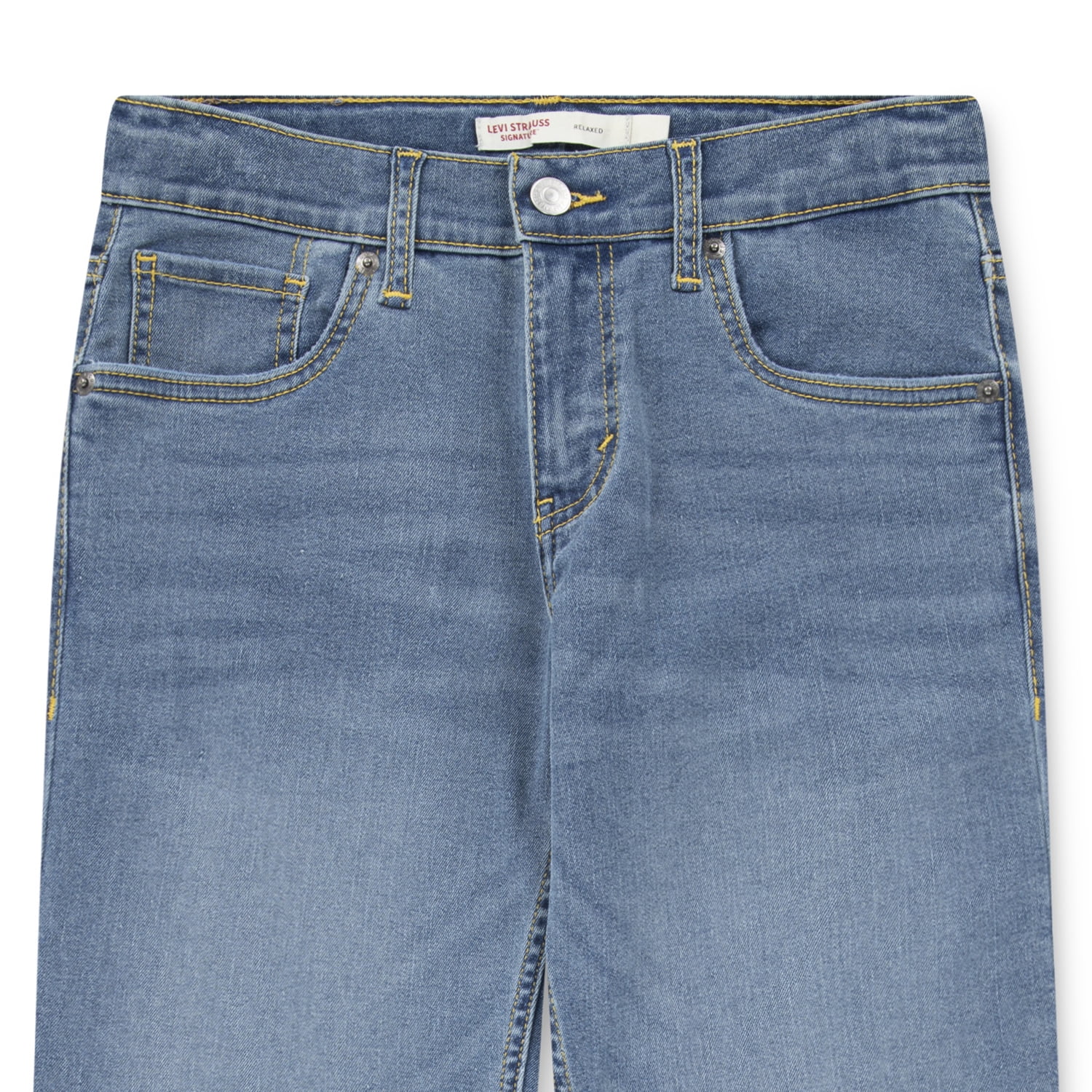 Levi Strauss Signature Boys Relaxed Stretch Jeans, Sizes 2T-18