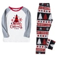 thumbnail image 1 of Pijamas navideños clásicos a cuadros con diseño de árbol de Navidad para combinar con la familia, conjunto navideño para padres e hijos, 1 of 5