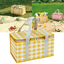 Huayishang Lunch Box for Women Outdoor Large Capacity Picnic Bag Camping Picnic Basket Travel Picnic Bag Portable Bento Bag, Kitchen Essentials Clearance Sale