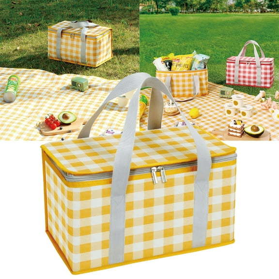 Huayishang Lunch Box for Women Outdoor Large Capacity Picnic Bag Camping Picnic Basket Travel Picnic Bag Portable Bento Bag, Kitchen Essentials Clearance Sale