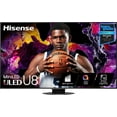thumbnail image 1 of Hisense 65-Inch Class U8 Series Mini-LED ULED 4K UHD Google Smart TV (65U8N, 2024 Model) - QLED, Native 144Hz, Full Array Local Dimming, Game Mode Pro, Alexa Compatibility, 1 of 20