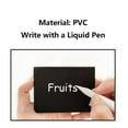 thumbnail image 4 of SEIWEI 5pcs Dining Table Mini Chalkboard Double-Sided Small Blackboard Erasable Record Board Price Tags (Black-Mate), 4 of 8
