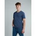 thumbnail image 5 of George Men's and Big Men's Lightweight V Neck Tee with Short Sleeves, 3-Pack, Sizes XS-3XL, 5 of 8