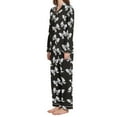 thumbnail image 2 of joogoo Pajamas Set for Women Bow Long Sleeve Pjs Loungewear XL, 2 of 7