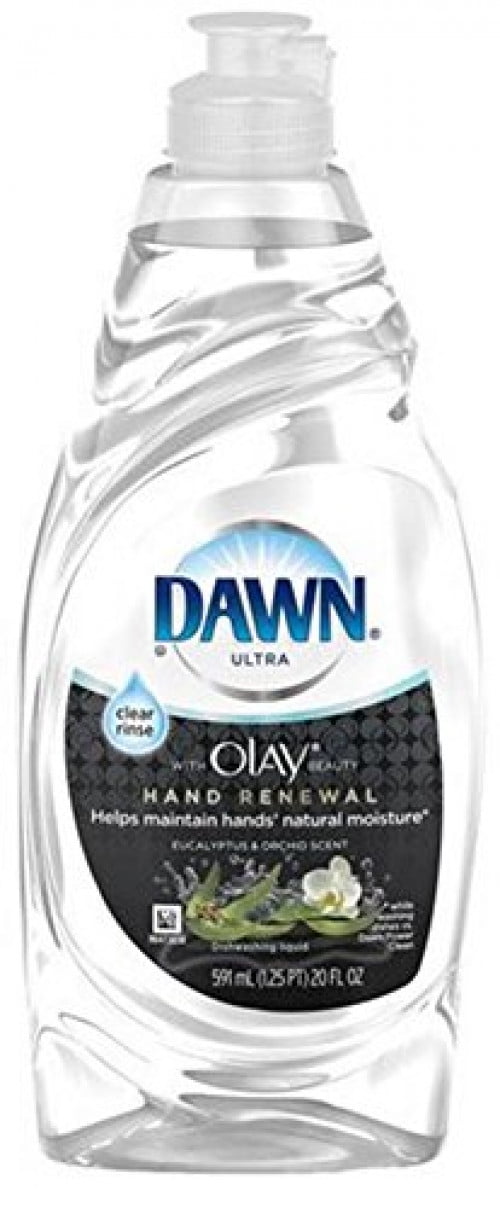 Dawn Hand Renewal with Olay Dish Soap Eucalyptus & Orchid, 18 Fl Oz