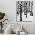 thumbnail image 2 of Industries Minimal Snowy Woods Landscape Black and White 36 in x 48 in Painting Canvas Art Print, by Stupell Home Décor, 2 of 6