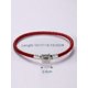 thumbnail image 4 of 1pc European And American Style, 925 Silver Multi-color Leather Bracelet For Men And Women, With Delicate Buckle, Suitable For Diy Beaded Pendant Jewelry, Adding Festive Atmosphere, Becoming The Focus, 4 of 5