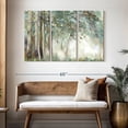 thumbnail image 3 of Elephant Stock Silver Leaves Wall Art - Horizontal Multi Panel Canvas - Living Room Wall Decor - Floral And Botanical Multi Panel - Gold And Beige Decor By Allison Pearce - 50" x 32", 3 of 8