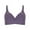 Purple, variant on Breathable Bras for Women New Women No Wire Bras Everyday Breathable Bra Comfortable Convenient Daily Bra Soft Support Push up Bralettes Bras No Padding Lace Bra Black