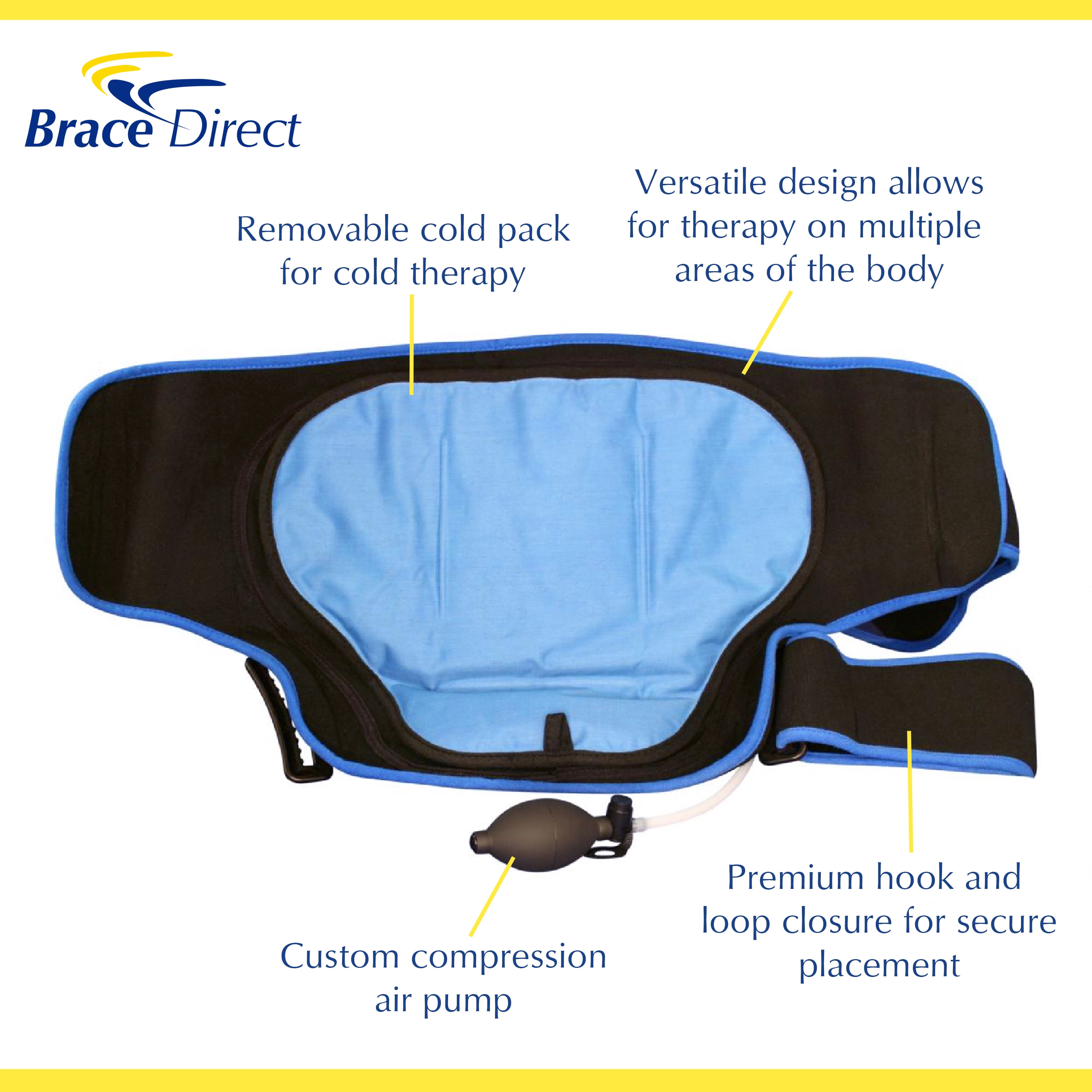 Brace Direct Cryotherapy Air Pump Hip Wrap