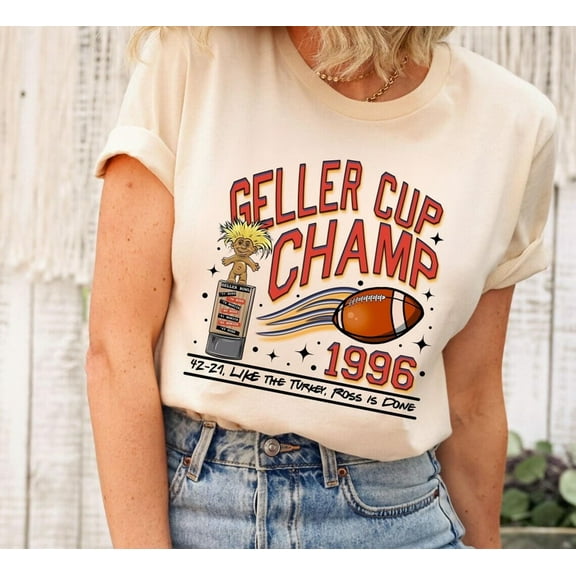 Geller Cup Champion Sweatshirt, Friendsgiving Shirt, Monica vs Ross Shirt, TV Show Sweatshirt, Thanksgiving Gift Shirt