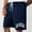 Blue, variant on HaoXianJian Men's Athletic Sport Shorts Elastic Waist Drawstring Printing Shorts Outdoor Work Shorts for Men Travel Camping Casual with Pockets Shorts Big & Tall