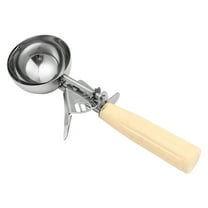 UPOUART Stainless Steel Scoop Spoon in Beige, 1 Piece - Ideal for Restaurant and Office Use