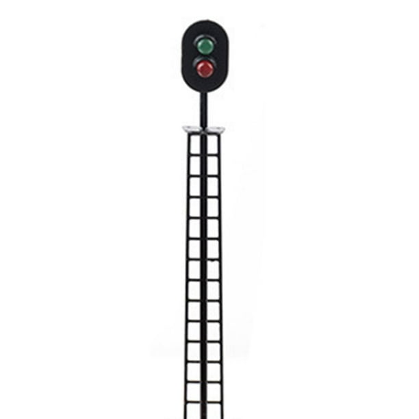 Lot De 10 Lampadaires LED échelle N (1:160) Pour Modélisme Ferroviaire - Hauteur 4.5cm