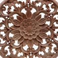 thumbnail image 5 of Carved Flower Carving Round Wood Appliques For Furniture Cabinet Unpainted Wooden Mouldings Decal Decorative Figurine 15x15x0.8cm, 5 of 5