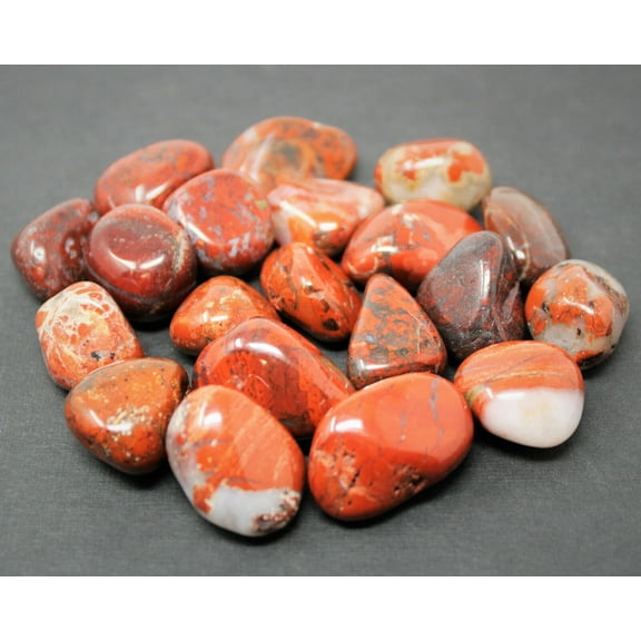 1/2 lb Brecciated Jasper Tumbled Stones (Crystal Healing) 8 oz Lot