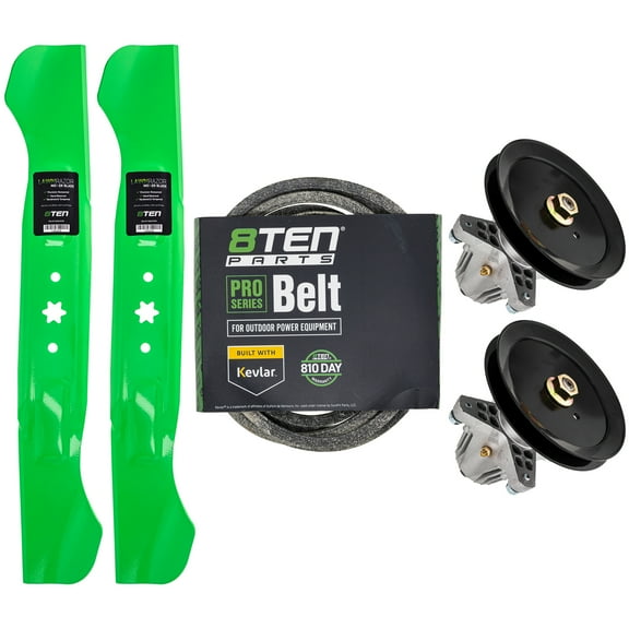 8TEN Blade Spindle Belt Kit for MTD Troy Bilt 46 inch TB2246 MK1005627