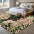 thumbnail image 4 of Large Area Rugs for Living Room Bedroom, Sage Green Black Women 8'x10' Rug Washable Carpet Runner Indoor Outdoor, Spring Eucalyptus Brown Wooden Non Slip Floor Mats Rug for Kitchen, Patio, 4 of 8