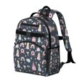 thumbnail image 2 of Colorful Rainbow Tie Dye Spiral Pattern Backpack for School,Cute School Bag,Schoolbag with Adjustable Shoulder Straps & Padded Back,15.25"x11.5"x5.25", 2 of 5