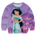 thumbnail image 1 of Sudaderas con capucha de dibujos animados para niños, sudadera de princesa Jasmine, abrigo de primavera y otoño para niñas, prendas de vestir informales de manga larga para niños, ropa para bebés 8T Gao Jinjia LED, 1 of 2