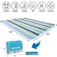 thumbnail image 7 of GIVERARE Picnic Beach Blanket, 80x60in XL Sandfree Waterproof Outdoor Camping Blanket, Quick Drying Oxford Family Mat, 7 of 7