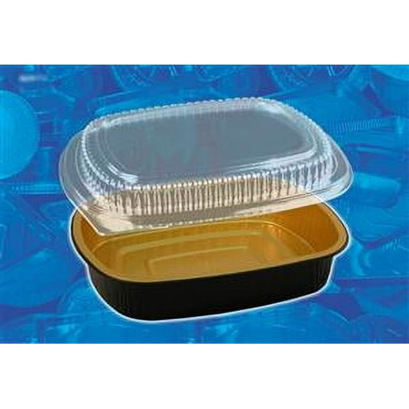 HANDI-FOIL 4202-70-50WDL GOURMET-TO-GO ENTREE MEDIUM WITH DOME LID COMBO