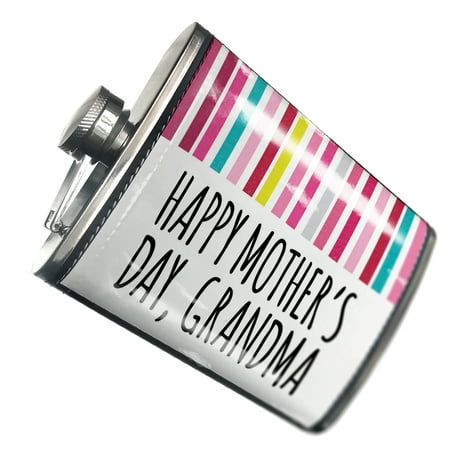 

NEONBLOND Flask Happy Mother s Day Grandma Mother s Day Colorful Stripes