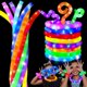 thumbnail image 2 of Glow Sticks Favores de fiesta de Halloween para niños – 16 piezas de tubos iluminados para Halloween, juguetes que brillan en la oscuridad, suministros de fiesta, regalos de Halloween para niños, rell, 2 of 3