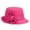 Hot Pink, variant on MEICHEN Womens Winter Elegant Cloche Hat Fall Fashion Solid Color Flower Bowler Hat 1920s Accessories for Women Church Party