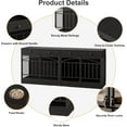 thumbnail image 6 of Senfot Dog Crate Furniture for 2 Dogs, Double Dog Kennel Indoor with 4 Storage Drawers, Feeding Bowls, TV Stand for Small Medium Dogs, Black Finish, 6 of 9