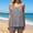 Grey, variant on 2026 Summer New Women Solid Two Piece Outfit Casual Resort Style Tank Top With Shorts Lightweight Beach Cover Up Breathable Daily Vacation Wear Grey L