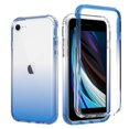 thumbnail image 5 of Allytech iPhone SE 2022 Case, iPhone SE 2020 Case, Hybrid TPU Rubber Heavy Duty Protection Anti-yellow Clear Back Cover Case for Apple iPhone SE 2022/2020 / iPhone 8/7 - Blue, 5 of 7
