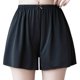 thumbnail image 2 of Neewe Womens Classic Plain Casual Shorts Summer Elastic Midi Waist Comfy Shorts with Pockets Daily Outfits, 2 of 3