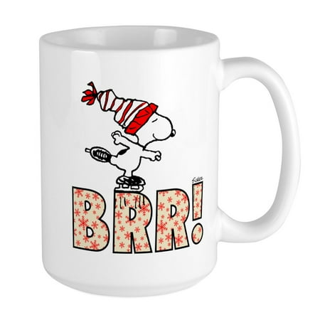 

CafePress - Snoopy Brr! - 15 oz Ceramic Large Mug