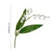 thumbnail image 3 of Ramo de orquídeas artificiales con forma de campana para bodas, fiestas, decoración del hogar y el jardín | Plantas de orquídeas de plástico realistas con hojas de tela, 3 of 6