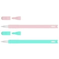 thumbnail image 4 of 2Pcs Cartoon Cat Head Shaped Accessories Silicone Pen Combination Compatible for Apple Pencil2(Pink Blue), 4 of 9