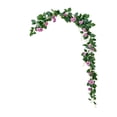 thumbnail image 2 of Corona de rosas trepadoras de 170 cm con hojas, ideal para decoración de interiores y exteriores, fiestas, oficinas y habitaciones., 2 of 5