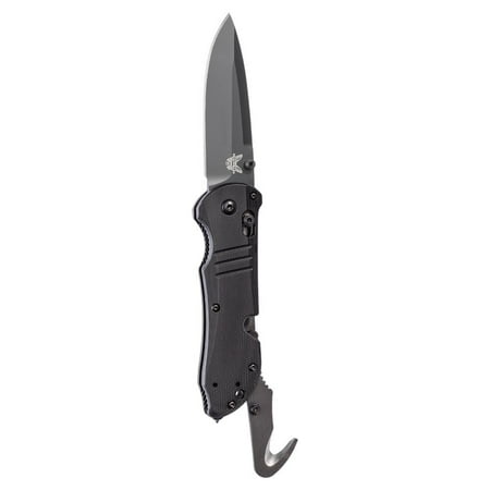 - Benchmade Tactical Triage Rescue S30V Black Combo Blade Folding Knife 3.48