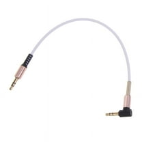 3.5mm Audio Cable, 90 Degree Right Angle 3-Conductor Stereo Aux Cable Cord 3.5mm Male to Male TRS Cable Extension Line