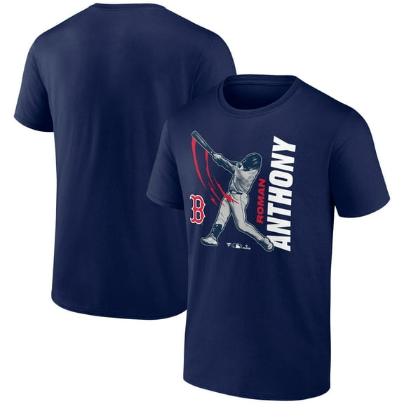 Men's Roman Anthony Navy Boston Red Sox Graphic Player T-Shirt