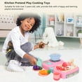 thumbnail image 3 of <p>Toddler Pretend Cooking Play Toy Kids Play Kitchen Toys Set Kitchen Pretend Play Cooking Toys Interactive Lights Music Educational Fun Kitchen Bowl Spoons Toy For Over 3 Years, 3 of 7