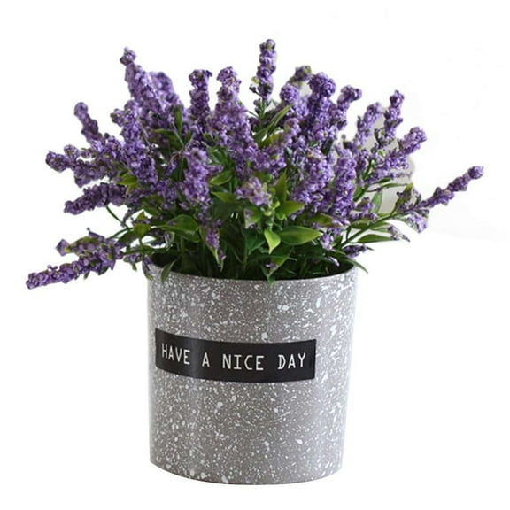 Simulated Lavender Plant In A Pot For Home And Party Decorations