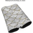 thumbnail image 4 of Gaming Mouse Pad Large Desk Mat,Desk Pad Extended Keyboard Pad,Anti-Slip Rubber Base Mouse Pad for Women Girls Work,Game,Office,Home 35.4"X15.7",Texture of Fish Scales, 4 of 6