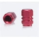 thumbnail image 2 of Tapa de válvula de neumático de aluminio, 4 piezas/juego, tapas de válvula de aire de vástago de rueda de neumático para automóvil, motocicleta, bicicleta (rojo), 2 of 5