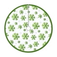 thumbnail image 2 of Yeciiwht Christmas Tree Skirt - 24 inch Tree Skirt with Xmas Themed Print, Festive Tree Base Cover Soft Tree Collar for Holiday & Party Decoration, 2 of 6