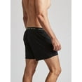 thumbnail image 4 of Bolter Men's 5-Pack Cotton Stretch Boxers Shorts (Medium, Black), 4 of 5
