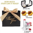 thumbnail image 5 of Paquete de 48 Bolsas Pequeñas de Regalo de Agradecimiento, Bolsas de Recuerdo de Fiesta, Cajas de Regalo Con Lazo Dorado, Bolsas de Regalo de Papel,F, 5 of 5